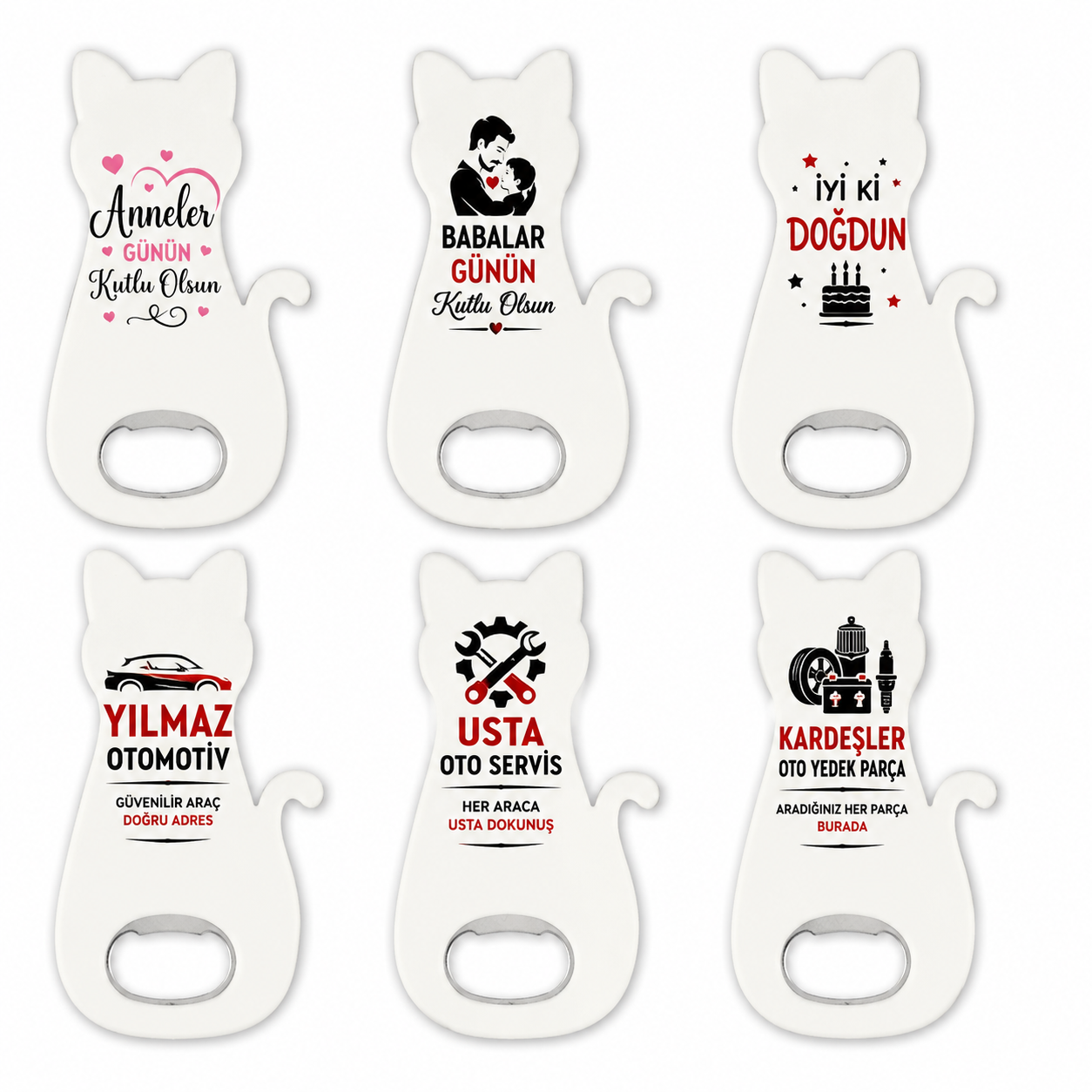 Kedi Magnet Şişe Açacağı ürün görseli