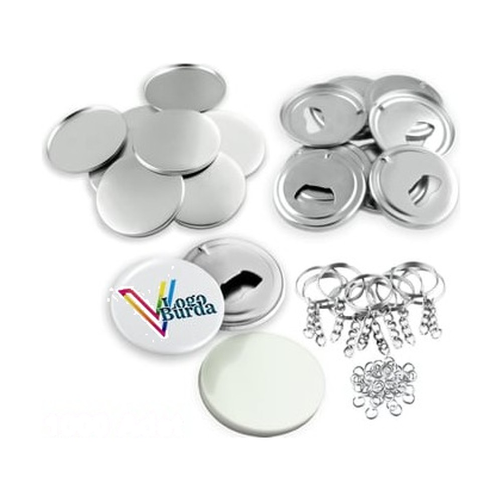 58mm Buton Anahtarlık Açacak Sarf baskısız ürün görseli